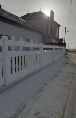 Nouvelle clôture Esmans