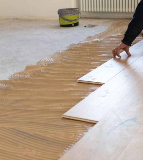 pose de parquet contrecollé - Trilport - 77470 -