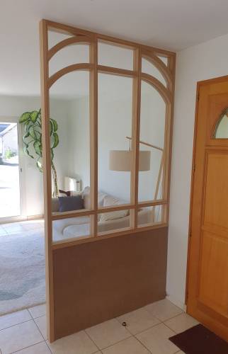 Verrière d'atelier posée