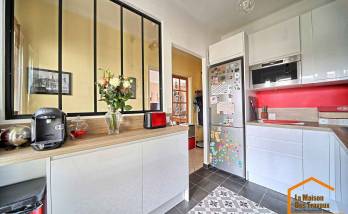 Nouvelle cuisine avec verrière (Montgeron 91230)