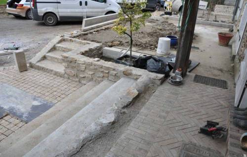 Terrasse en cours de travaux de rénovation extérieure - Sénart 77127