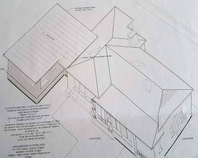  Plan de Construction d'un agrandissement de maison - Lieusaint 77127