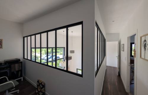 Verrière à l'étage rénovation maison