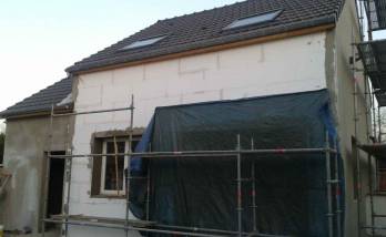 Isolation de maison par l'extérieur