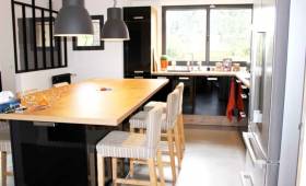 aménagement d'une cuisine ouverte Morlaix (29)