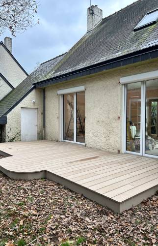 Terrasse sur-mesure à Vitré