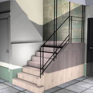 création sur mesure: garde corps escaliers - camille letourneaux - La Maison Des Architectes