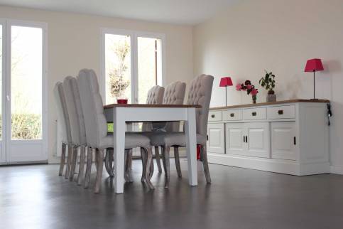 rénovation d'une maison salle à manger 