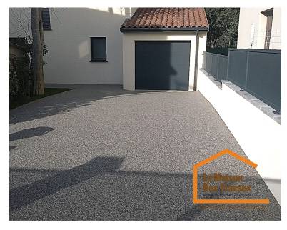 cours en béton désactivé
