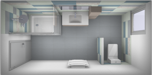 Modélisation 3D pour la rénovation de salle de bain - Brie-Comte-Robert 77170
