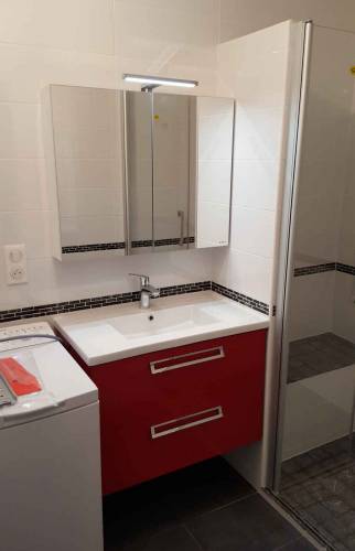 Meuble simple vasque à tiroirs