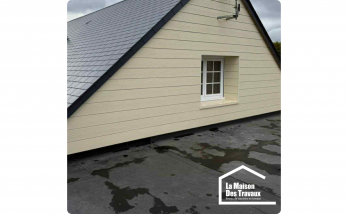 Modernisation de façade et rénovation énergétique : un avant/après remarquable - Brécé 35530