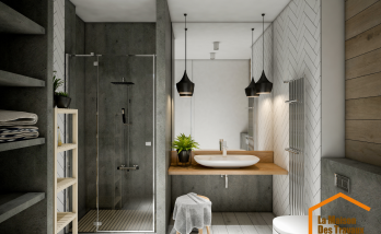 travaux salle de bains contemporaine