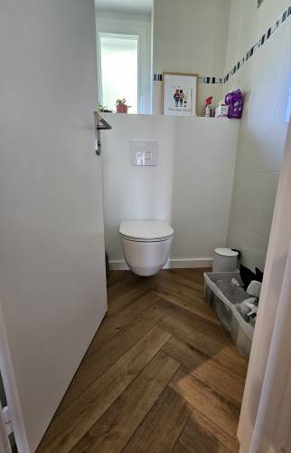 Pose d'un WC suspendu