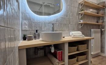 Aménagement de salle de bain dans un espace coliving - Montauban 82000