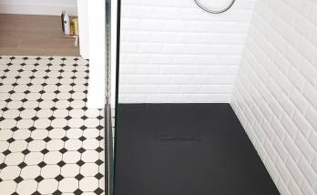 Douche à receveur plat