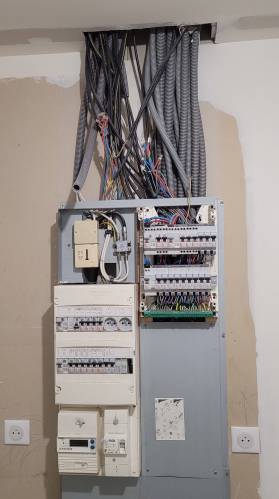 Travaux de rénovation électrique dans une maison rénovée - Brie-Comte-Robert 77170