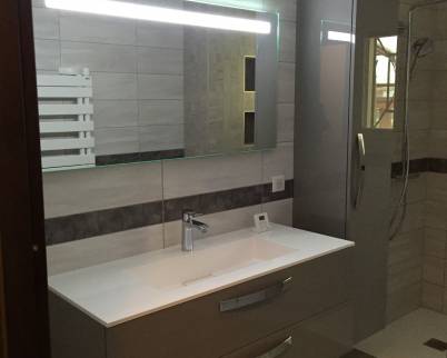  Lavabo Miroir LED