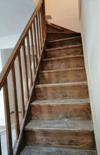 Escalier avant travaux