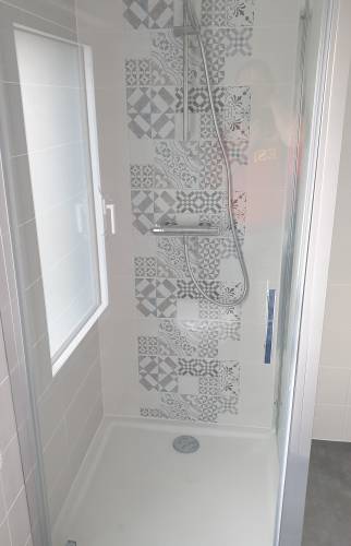 Douche finie