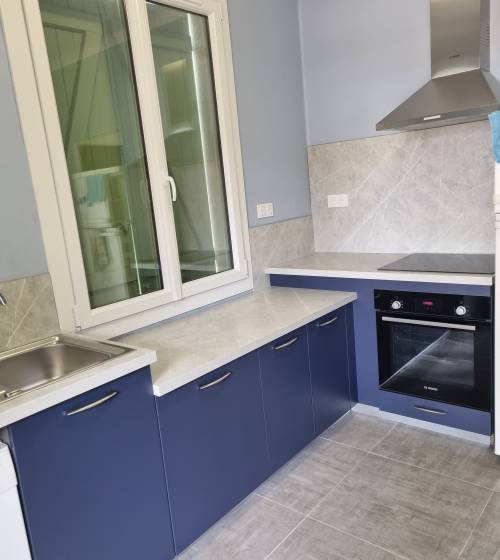 Nouvelle cuisine bleue esprit mer