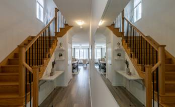 réno escalier bois morlaix photo d'illustration