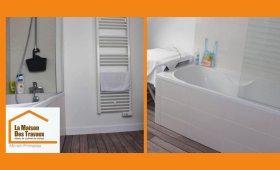Rénovation de salle de bains à Aix-en-Provence et Venelles réalisée par La Maison Des Travaux. 