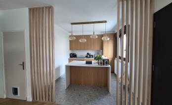 Claustras en hêtre cuisine