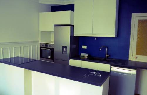 renovation appartement Courbevoie 92400 cuisine ouverte