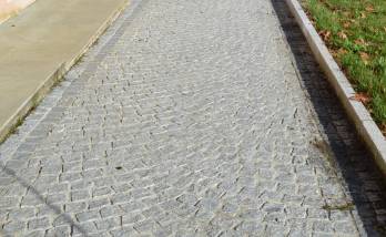 Réalisation d'une allée en pavés 