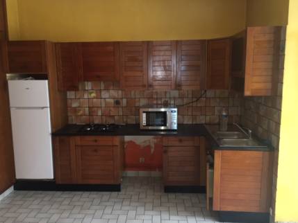 Rénovation de sol - ancien carrelage (et ancienne cuisine) - Nantes 44