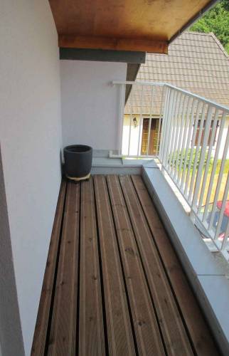 Balcon terrasse bois à Bartenheim