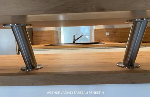 La Maison des Travaux Vannes Sarzeau Pénestin Création d'une cuisine sur mesure