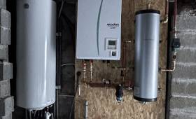 Travaux de rénovation énergétique avec installation d'une pompe à chaleur air-eau - Glun 07300
