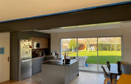 Rénovation et agrandissement d'un salon au Bignon