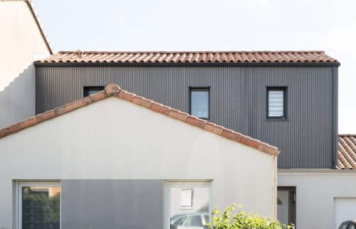 Surélévation de 35 m² à Rezé en ossature bois