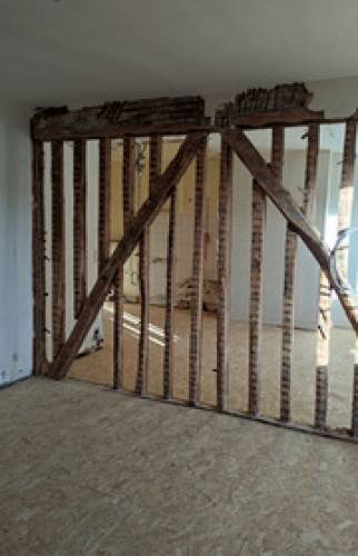 Rénovation maison normande ossature bois