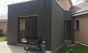 L'extension avec son toit plat - Nantes 44