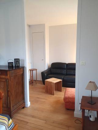 Rénovation d'une maison à Dinard (partie salon)
