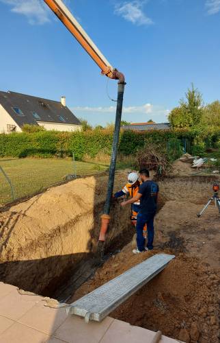Coulage des fondations