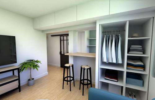 Conception du placard sur mesure avant réalisation