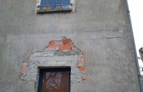 Ravalement - enduis gratté - maisons Saint-Briac (avant travaux)