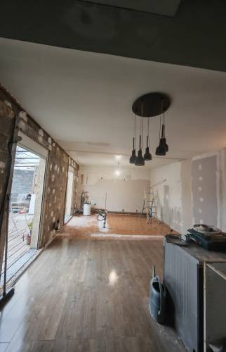 Ouverture salle à manger - cuisine