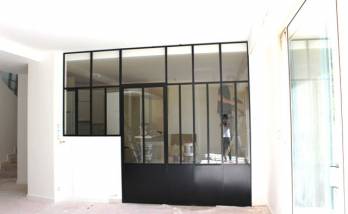 Verrière d’atelier à Le Portel : vue de face