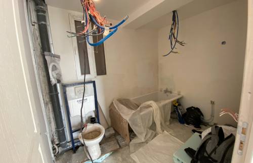 Carnet de chantier : rénovation d'une salle de bains dans une maison de Vanves (92170)
