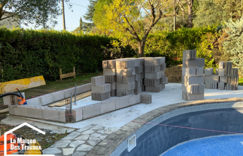 Création des fondations de l'extension