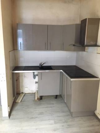 Rénovation de cuisine - l'ancienne cuisine avant travaux - Nantes 44