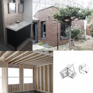 Extension ossature bois à Angers - Noëlle Cognolato Lavaud - La Maison Des Architectes