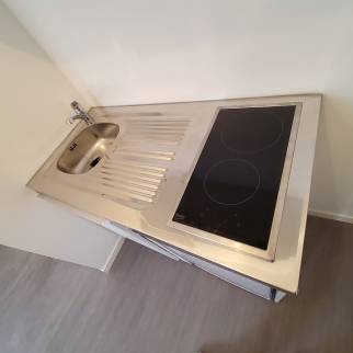 Cuisine Kitchenette avec plaque vitro céramique