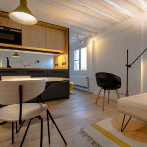 1 studio blanc, 1 studio noir : Des espaces optimisés - Antoine Toulemonde - Architecte - La Maison Des Architectes